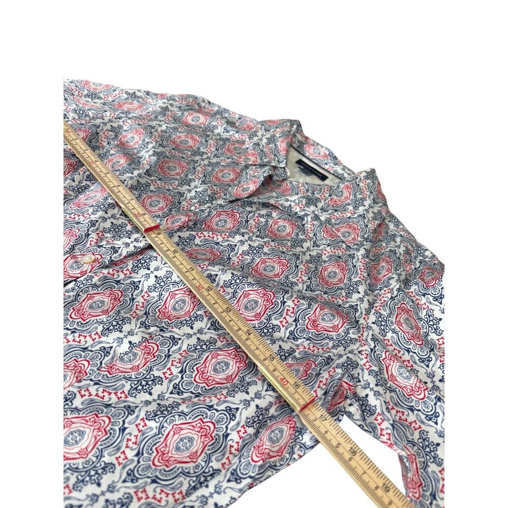 Tommy Hilfiger Womens M Button-Up Long Sleeve Shirt - Picture 8 of 10